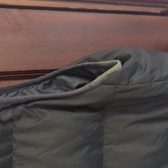 L.L Bean Goose Down Black Fluffy Warm Vest Size Men's XL Tall - Picture 5 of 8